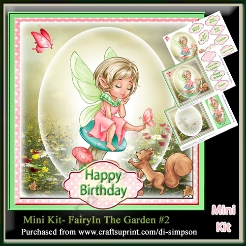 Mini Kit- Fairy In The Garden #2