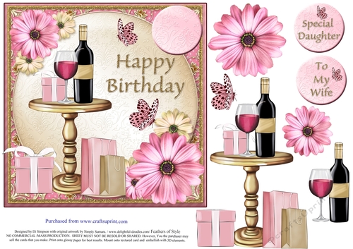 Pretty in Pink - Happy Birthday #4