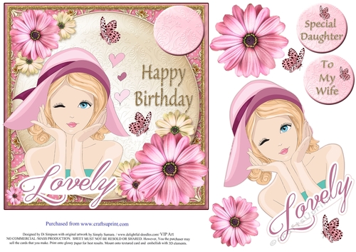 Pretty in Pink - Happy Birthday #6