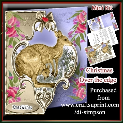 Mini Kit -over the Edge- Ozzie Christmas- Kangaroos