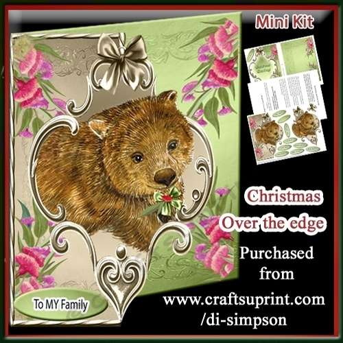 Mini Kit -over the Edge- Ozzie Christmas- Wombat