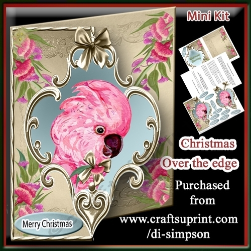 Mini Kit -over the Edge- Ozzie Christmas- Pink Cockatoo