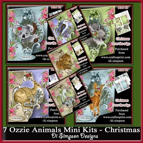 Bumper kit - 7 Ozzie Animal Christmas kits