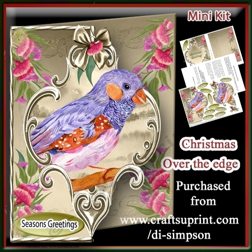 Mini Kit -over the Edge- Ozzie Christmas- Zebra Finch