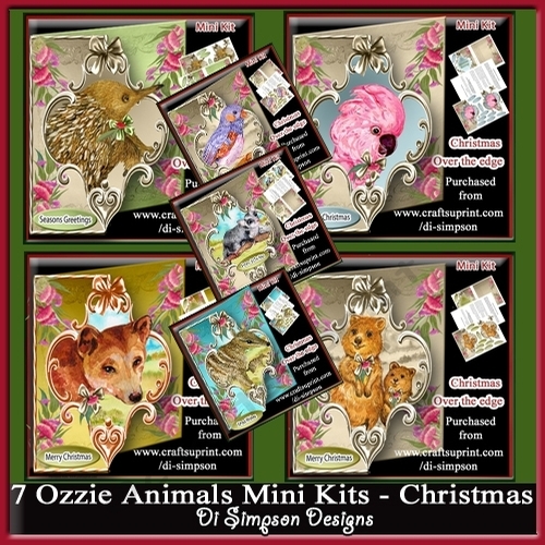 Bumper kit - 7 Ozzie Animal Christmas kits #2