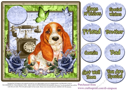Cute Puppy Topper for lots of occasions #3