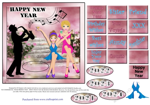 Happy New Year for 2021,2022,2023,2024