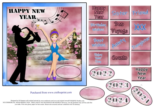 Happy New Year for 2021,2022,2023,2024