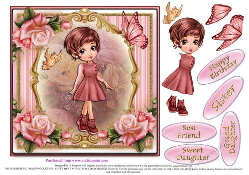 Topper For Sweet Girl