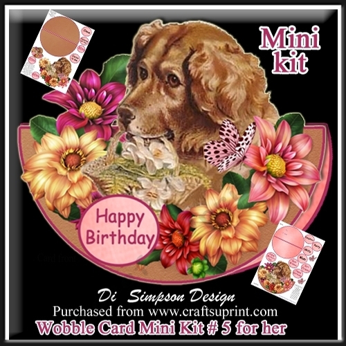 Wobble Card Mini Kit # 5 - For Her
