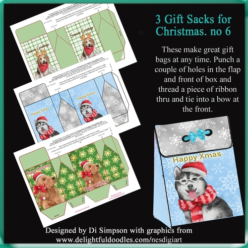 3 Gorgeous Gift Sacks for Xmas-no.6