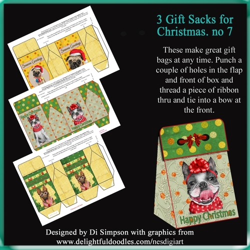 3 Gorgeous Gift Sacks for Xmas-no.7