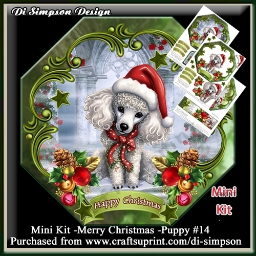 Mini Kit -Happy Christmas -Puppy # 14