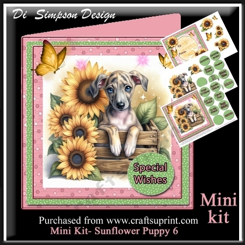 Mini Kit- Sunflower Puppy 6