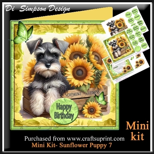 Mini Kit- Sunflower Puppy 7