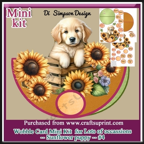 cup1378092_986 - Wobble Card Mini Kit for lots of occasions-Sunflower Puppy #4