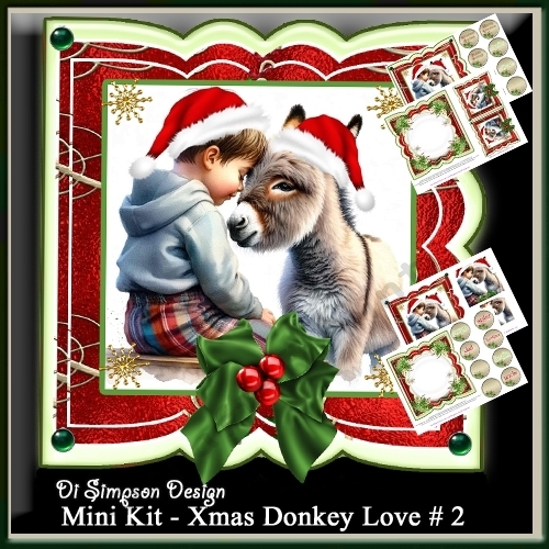 Mini Kit - Xmas Donkey Love # 2