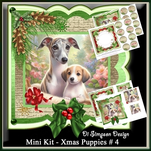 Mini Kit - Xmas Puppies # 4
