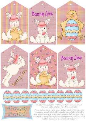 Bunny Love Tags