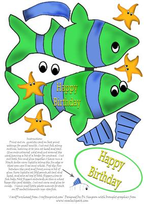 Happy Birthday-fishy Card