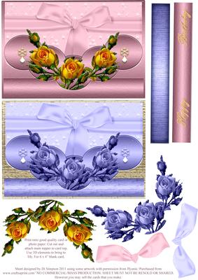 Vintage Floral and Lace Toppers