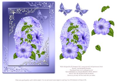 Beautiful Floral and Lace Topper Suitable for Varies