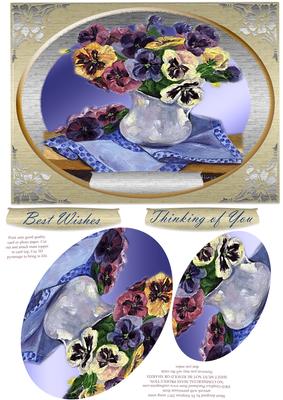 Floral Pansy Topper for Female