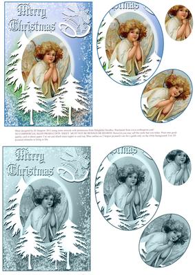 Christmas Vintage Pyramid Topper