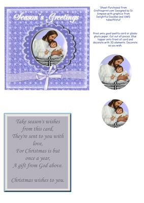 Religous Christmas Quick Card