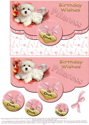 So Cute Scalloped and Pyramid Topper