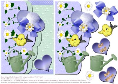 Garden Party Card Topper-#2