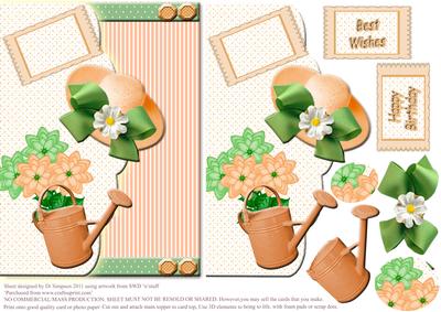 Garden Party Card Topper-#3