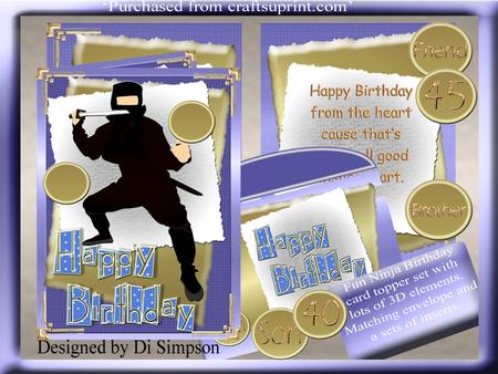 'ninja' Happy Birthday