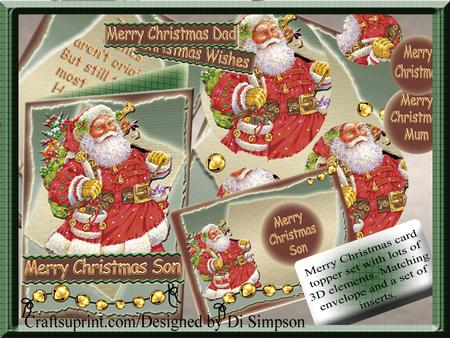 Merry Christmas-vintage Santa-general
