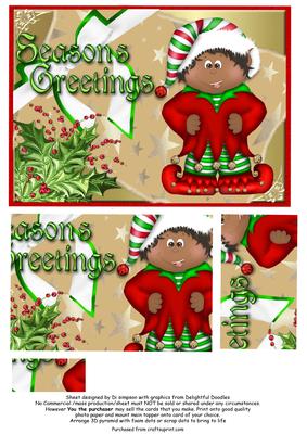 Seasons Greetings-little Elf