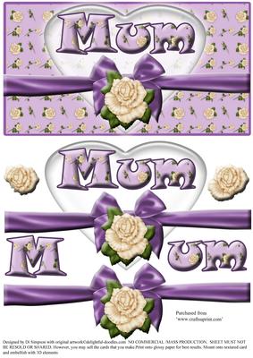 Floral Topper for Mum~mauve
