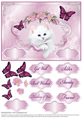 Framed Puss for Various Occasions