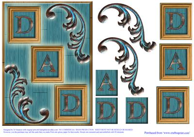 A Great Card Topper for Dad at Anytime