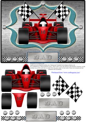 Racing Car Dad for Various Occasions #2