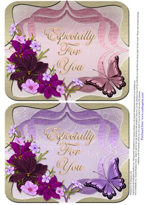 2 Beautiful 'floral' Toppers for Lots of Occasions