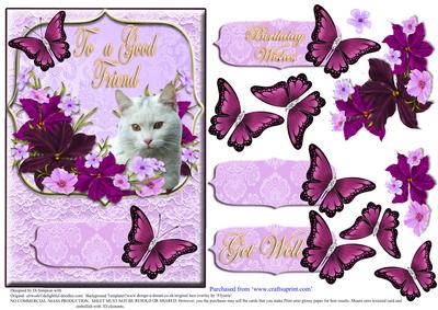 A Lovely 'to a Good Friend' Card Topper for Any Occasion