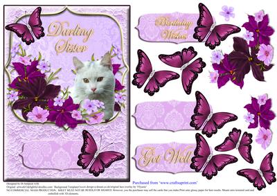 A Lovely Sister Card Topper for Any Occasion #2