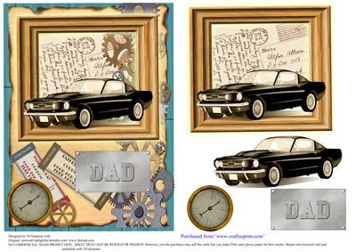 Dad-3D Mustang