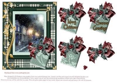 Gorgeous Christmas Scene Topper #5