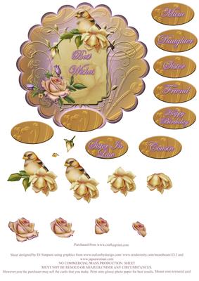 Scalloped Best Wishes for Lots of Occasions #1