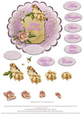Scalloped Happy Birthday #2