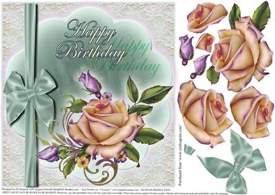Heritage Rose and Lace for 8x8 #2