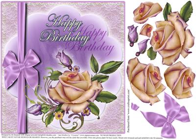 Heritage Rose and Lace for 8x8 #3