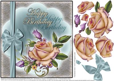 Heritage Rose and Lace for 8x8 #5