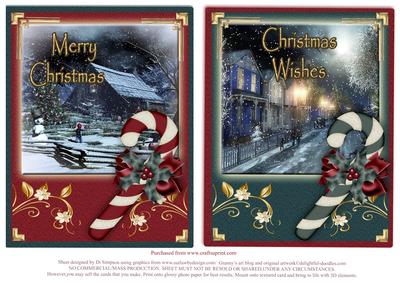 2 Lovely Christmas Toppers #2